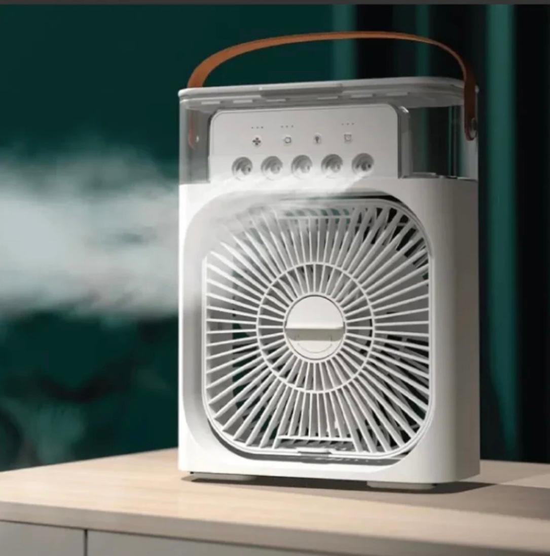 New 3 In 1 Fan AIr Conditioner Household Mini Air Cooler LED Night