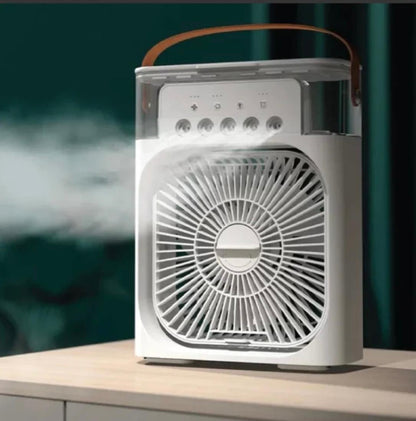 New 3 In 1 Fan AIr Conditioner Household Mini Air Cooler LED Night
