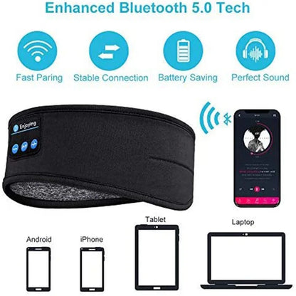 Fone Bluetooth Sleeping Headphones Eye Mask Sleep Headphone